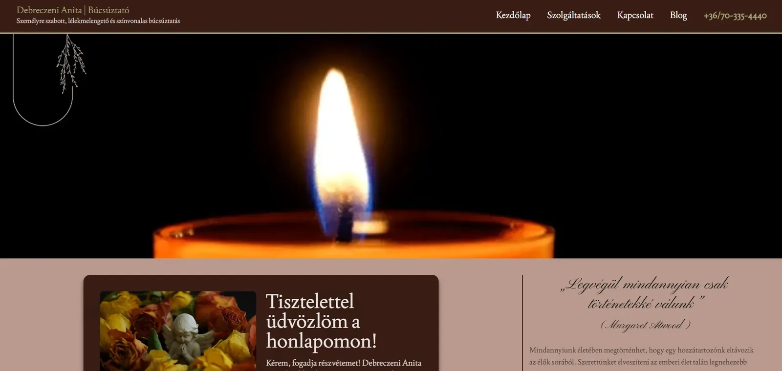 Végső Búcsú referencia