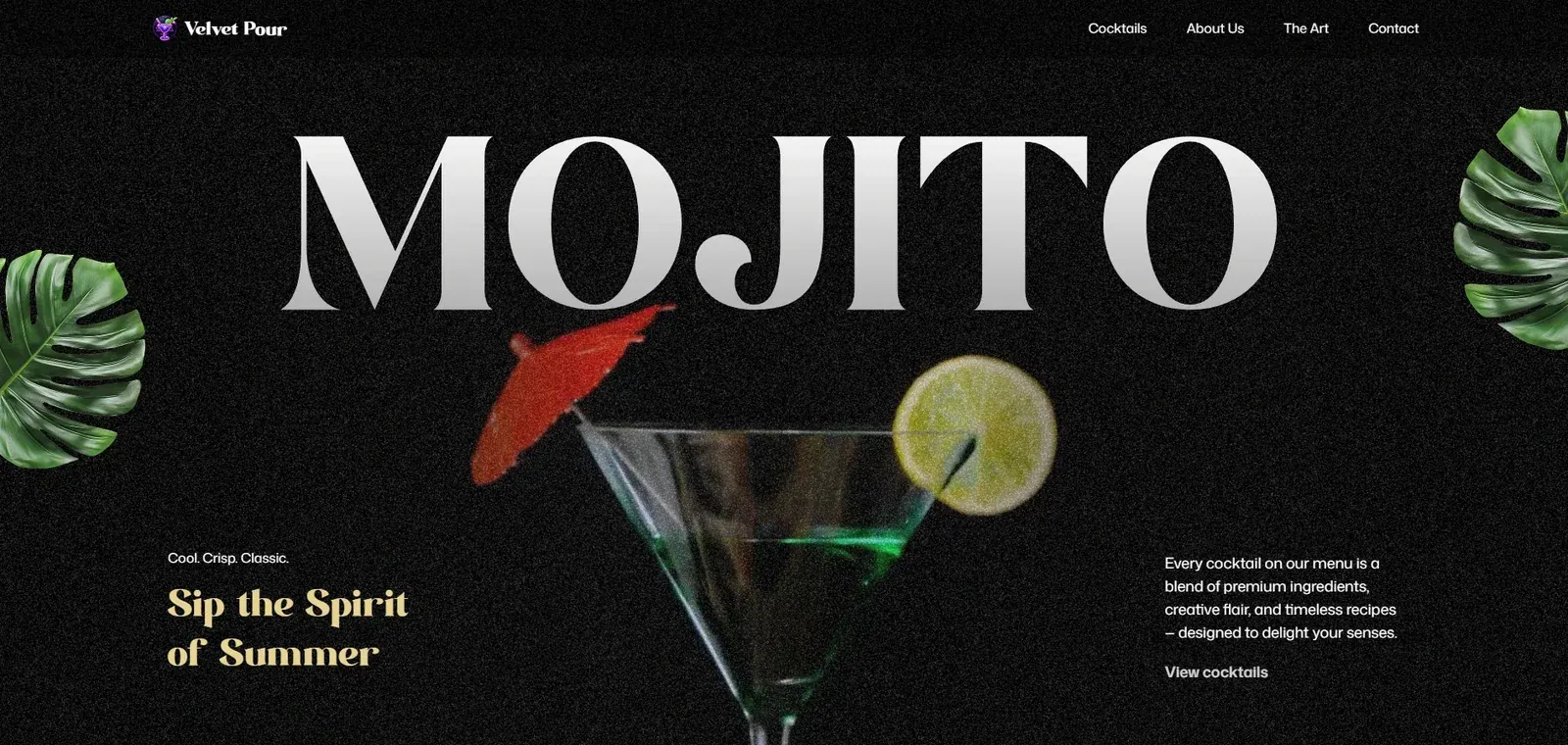 VelvetPour Mojito referencia