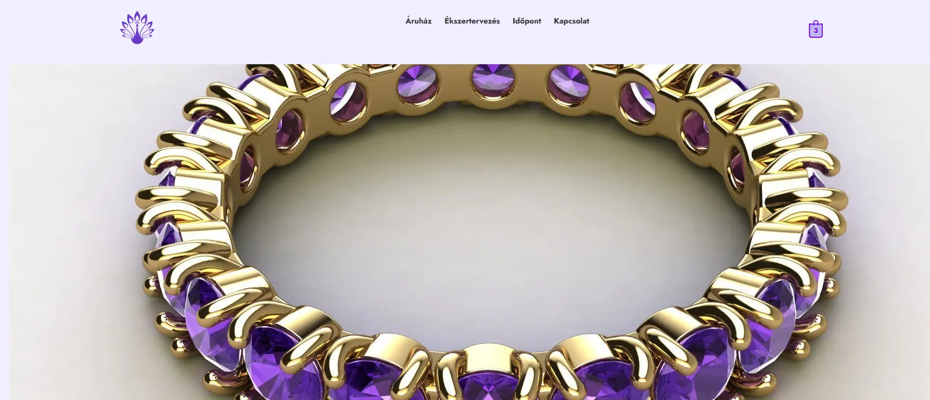 Webáruház készítés referencia - Álmaim Ékszere Webshop